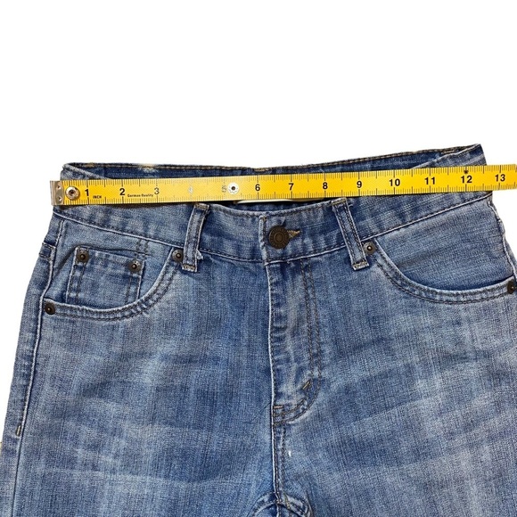 Levis 505 Jeans Boys 12 26x26 Blue Regular Fit Cotton Denim Adjustable Waist - Picture 12 of 16